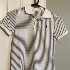 Boys performance fabric polo shirt